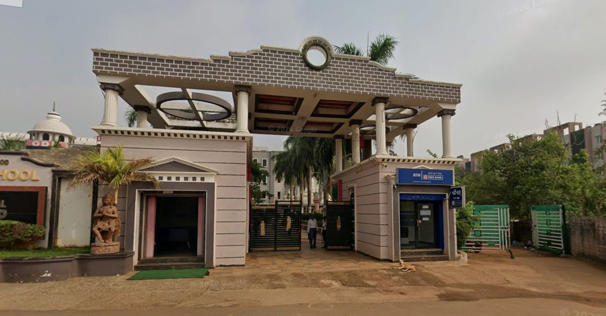 ODM Public School gate, Patia Infocity Road, Bhubaneswar